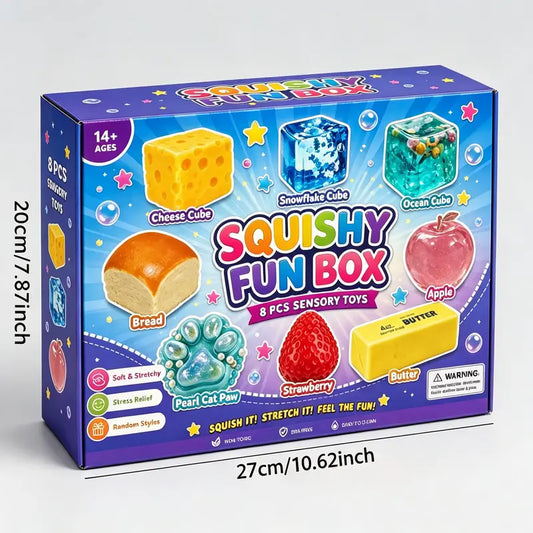 8-Piece Set Mystery Squishy Box
