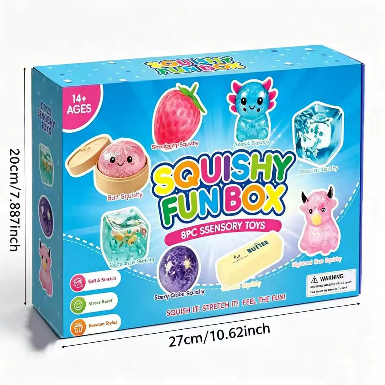 8-Piece Set Mystery Squishy Box